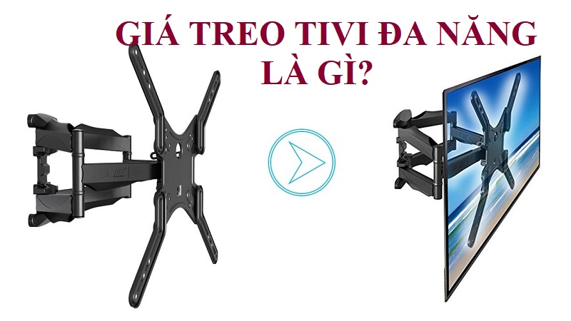 Giá treo tivi đa năng là gì? Hình ảnh về khung treo tivi khi chưa lắp màn hình và khi lắp màn hình