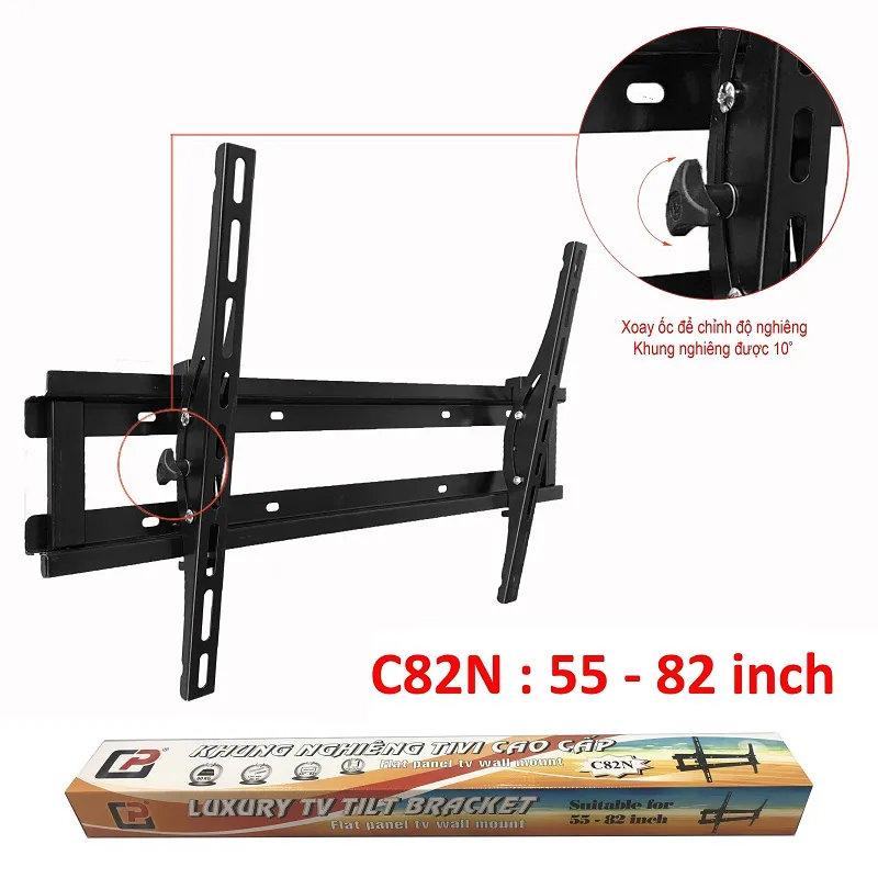 Giá treo tivi nghiêng C82N 55 - 82 inch