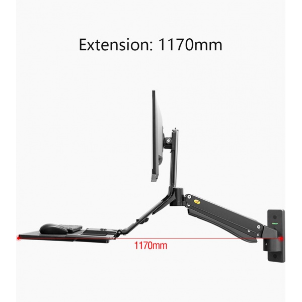 Giá treo tường một màn hình máy tính NB MC40 24 - 35 Inch - 5