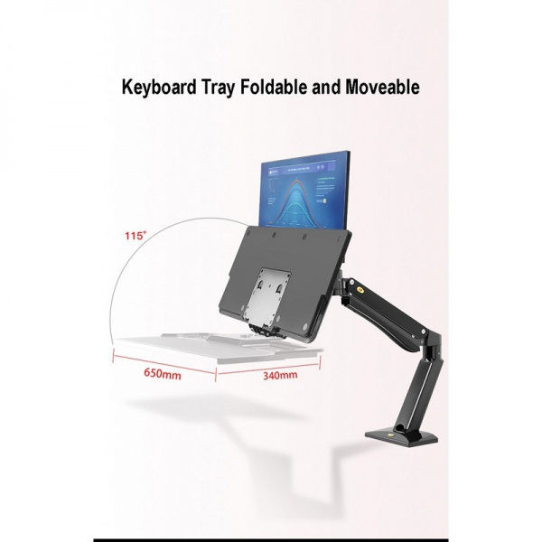 Giá Treo Màn Hình Máy Tính NB FC40 24-35 Inch – Kết Hợp Kệ Bàn Phím - 2
