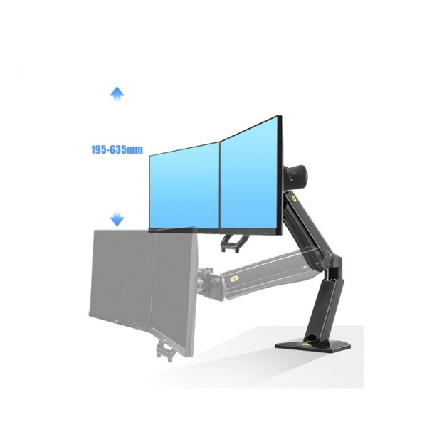 Giá Treo Màn Hình Kép TV LCD Để Bàn NB F32 24-32 Inch - 1