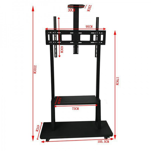 Giá Treo Tivi Di Động 1800/E2500 cho màn hình từ 60 - 100 inch - 2