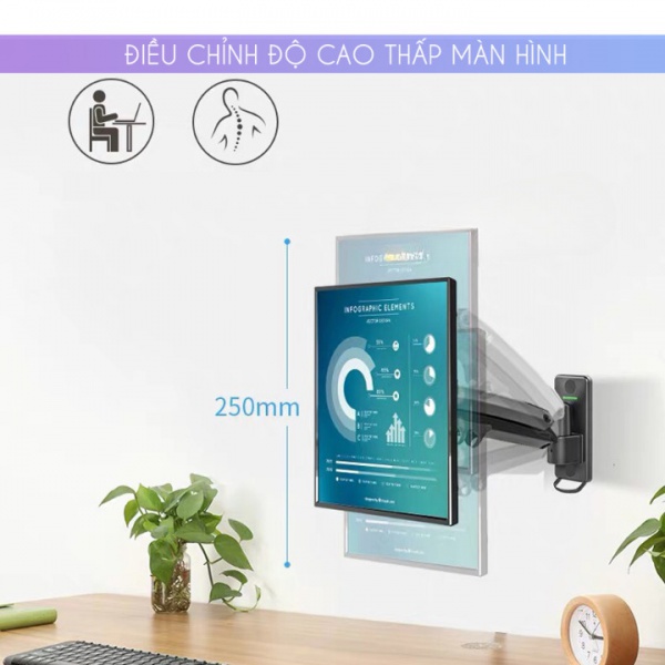Giá Treo Màn Hình Máy Tính NB F425 24 – 35 Inch - 4
