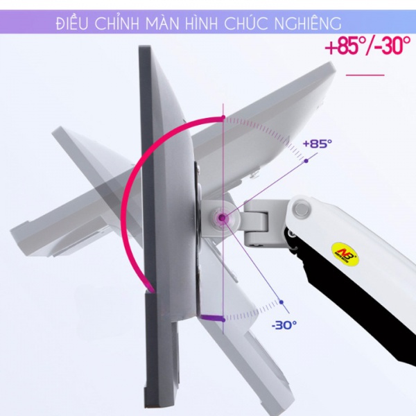 Giá Treo Hai Màn Hình NB F195A 22-32 Inch - 5