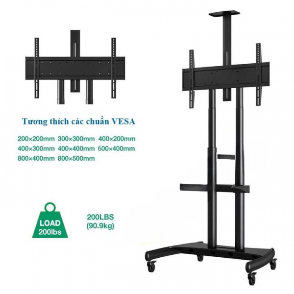 Giá Treo Tivi Di Động NB AVA1800-70-1P (55 – 90 Inch) - 6