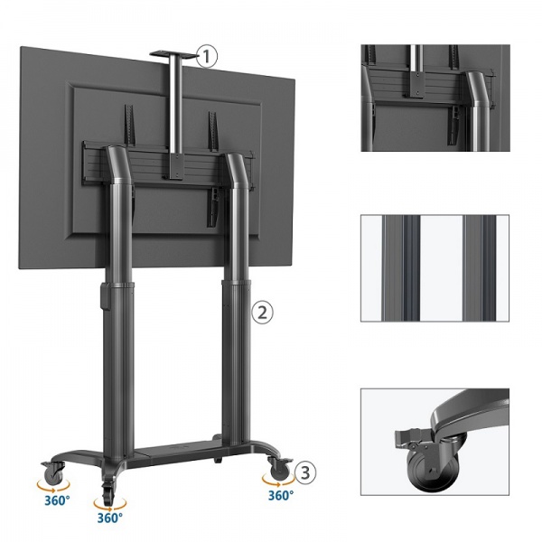 Giá Treo Tivi Di Động NB TW100 Điều Chỉnh Độ Cao Tự  Động - 2
