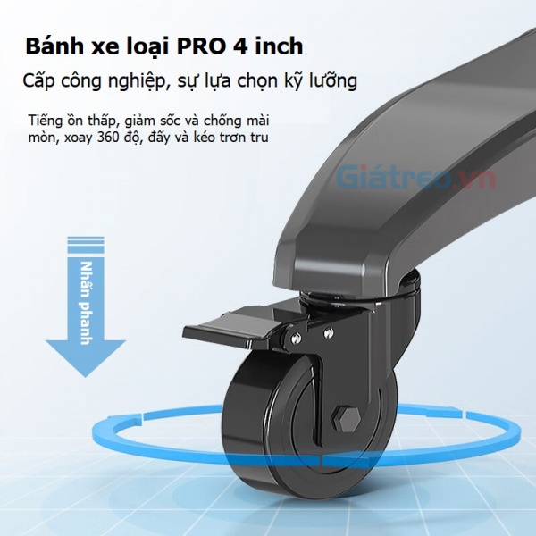 Giá treo di động cho 2 tivi T75-2A (55