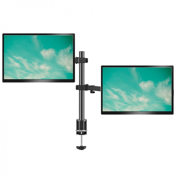 Giá treo 2 màn hình kẹp bàn Ergotek EZ3 17 - 27 inch - 1