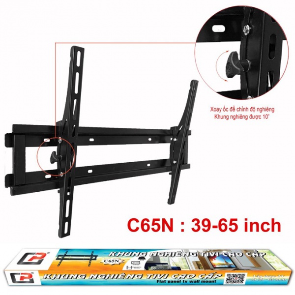 Giá treo tivi nghiêng C65N 39 - 65 inch - 2