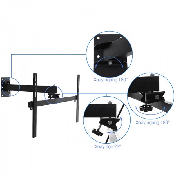 Giá treo Tivi Xoay Cảnh Phong X7-4 37-63 inch - 3